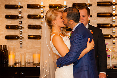 Kimpton Monaco Denver Hotel Wedding Kiss