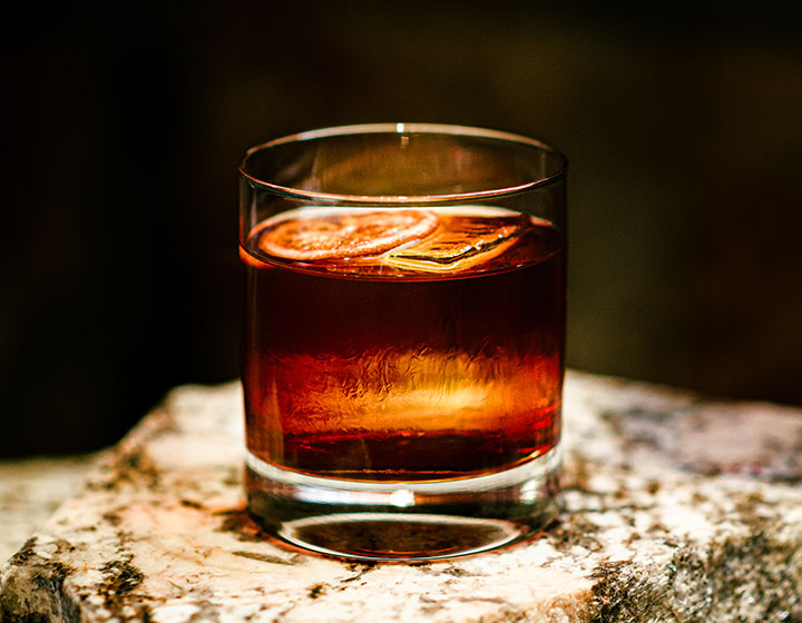 whiskey cocktail at panzano denver