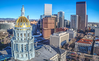 View of Denver from Above